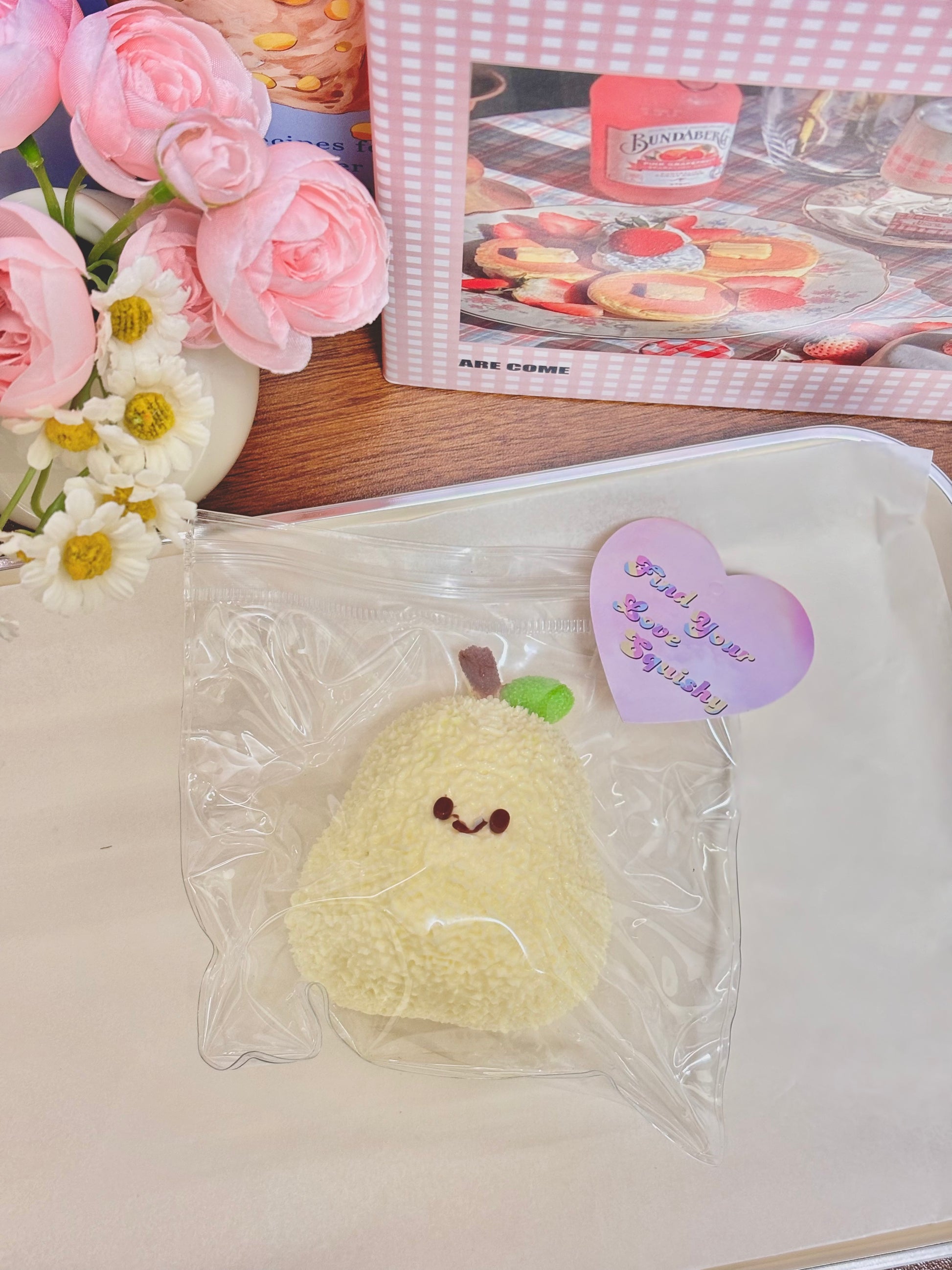 Cute Pear Taba Squishy Toy Find Your Love Squishy