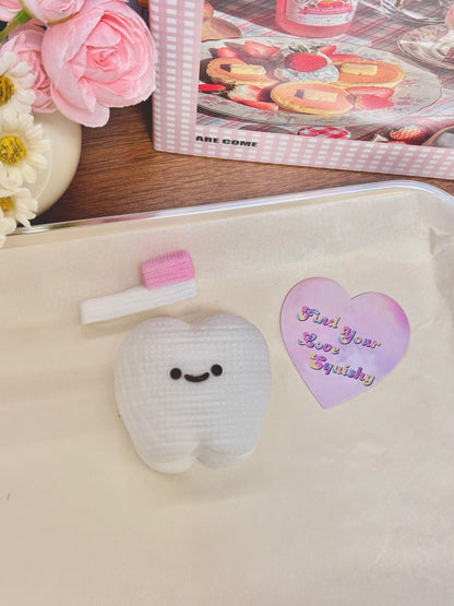 Cute Tooth Taba Squishy Toy