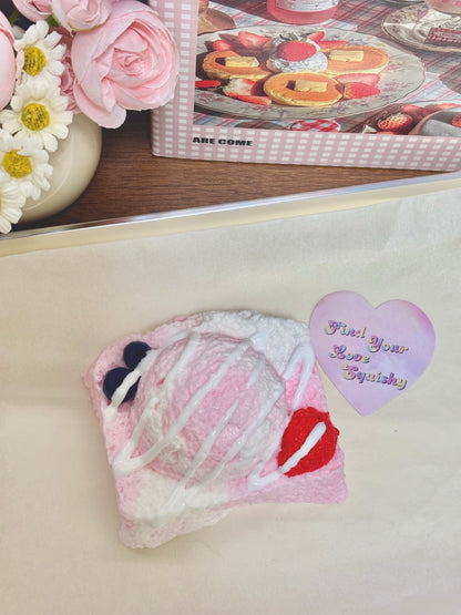 Icecream Toast Taba Squishy Toy