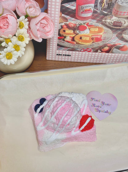 Icecream Toast Taba Squishy Toy