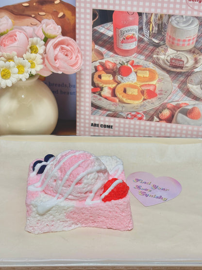 Icecream Toast Taba Squishy Toy