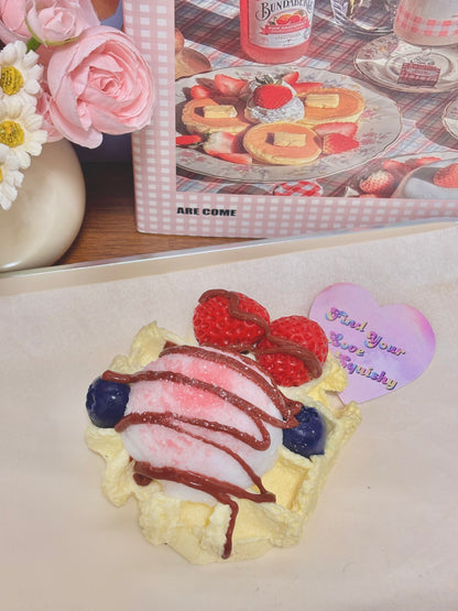 Icecream Waffel Taba Squishy Toy