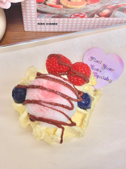 Icecream Waffel Taba Squishy Toy