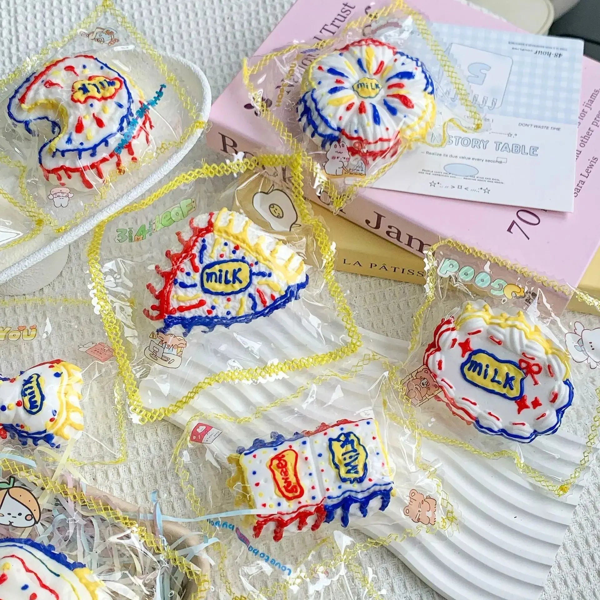 Milk Cake Dessert Series Taba Squishy Toy - Find Your Love