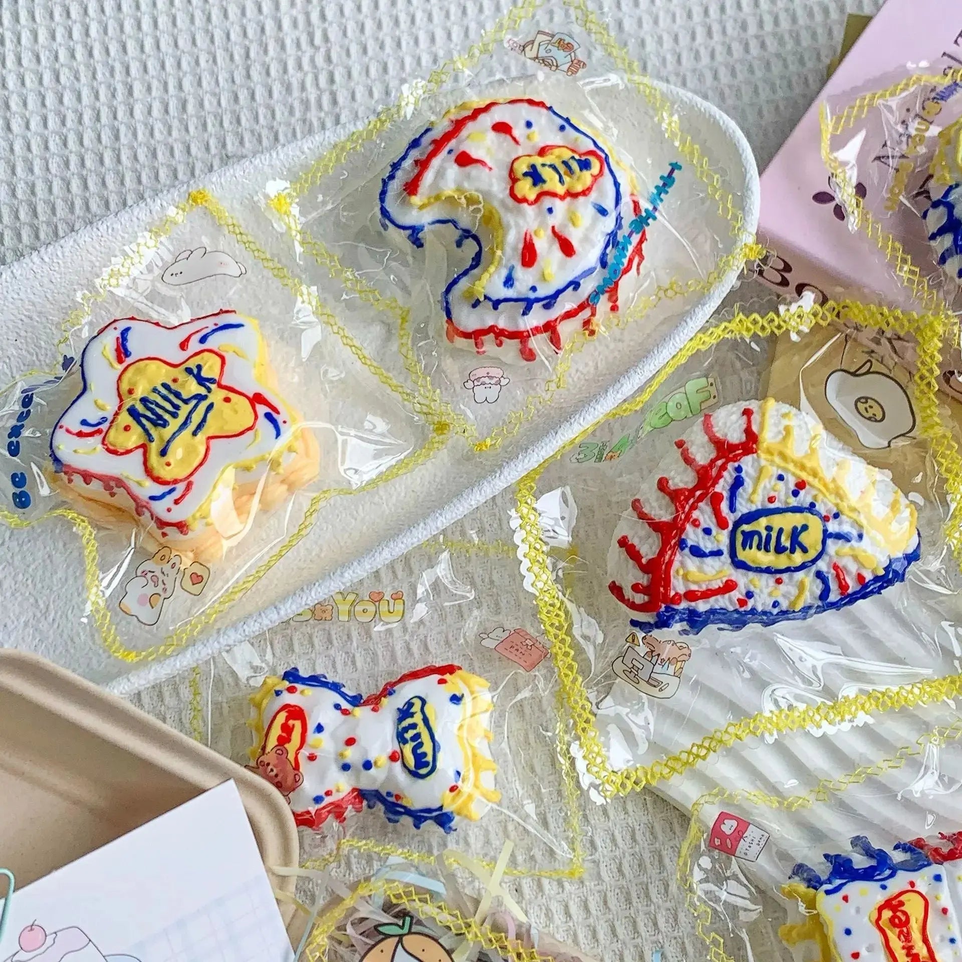 Milk Cake Dessert Series Taba Squishy Toy - Find Your Love