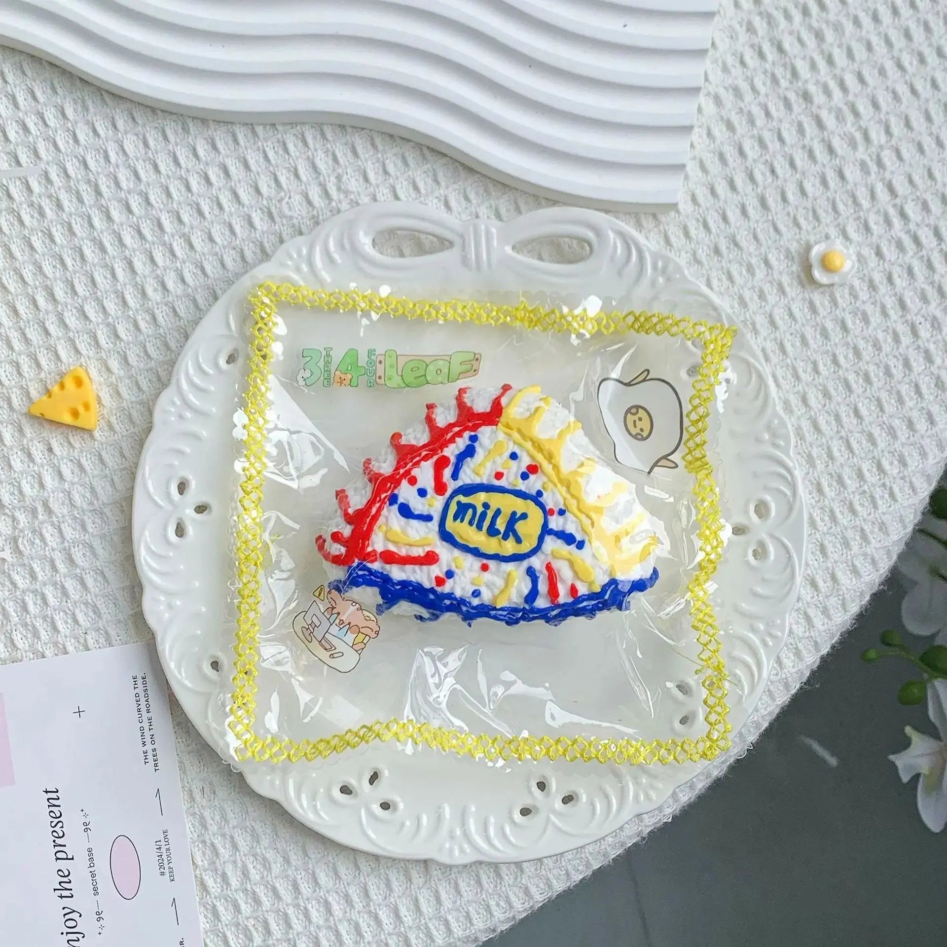 Milk Cake Dessert Series Taba Squishy Toy - Find Your Love