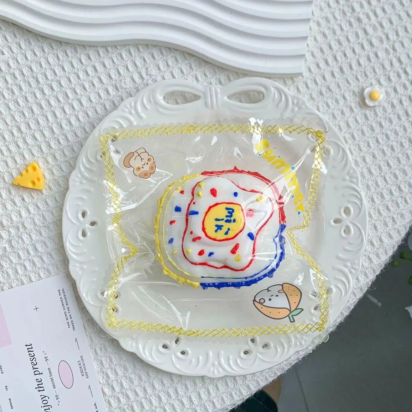 Milk Cake Dessert Series Taba Squishy Toy - Find Your Love