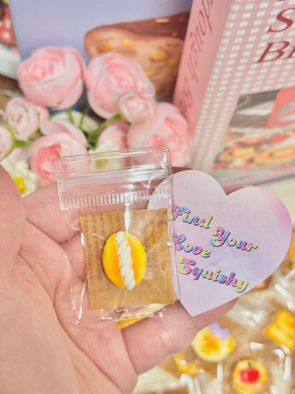 Mini Bread Food Taba Squishy Toy