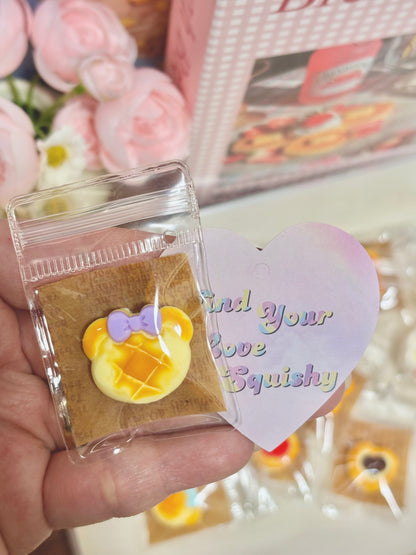 Mini Bread Food Taba Squishy Toy