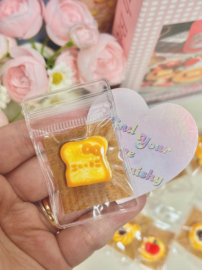 Mini Bread Food Taba Squishy Toy