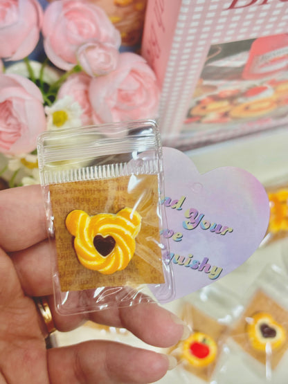 Mini Bread Food Taba Squishy Toy