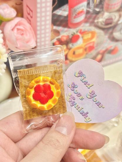 Mini Bread Food Taba Squishy Toy