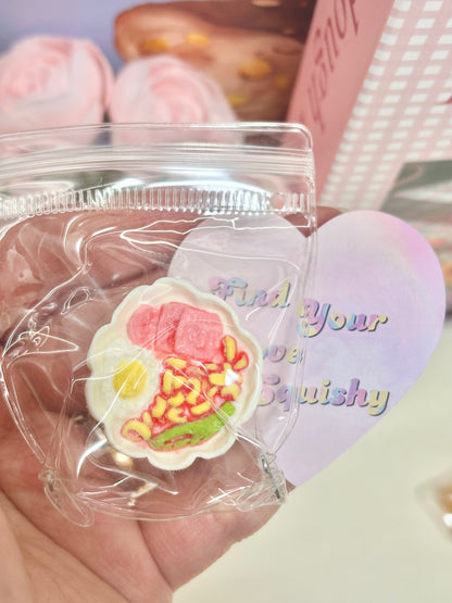 Mini Bread Food Taba Squishy Toy