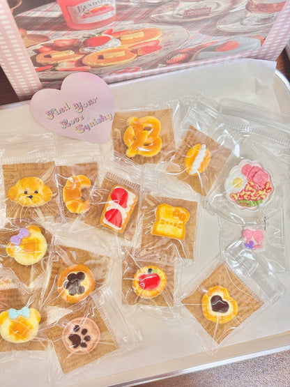 Mini Bread Food Taba Squishy Toy