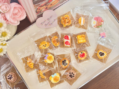Mini Bread Food Taba Squishy Toy