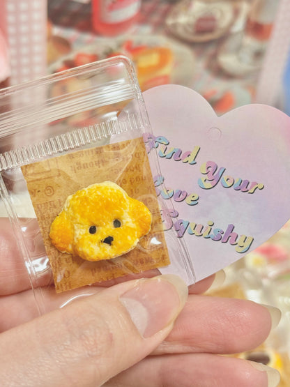 Mini Bread Food Taba Squishy Toy