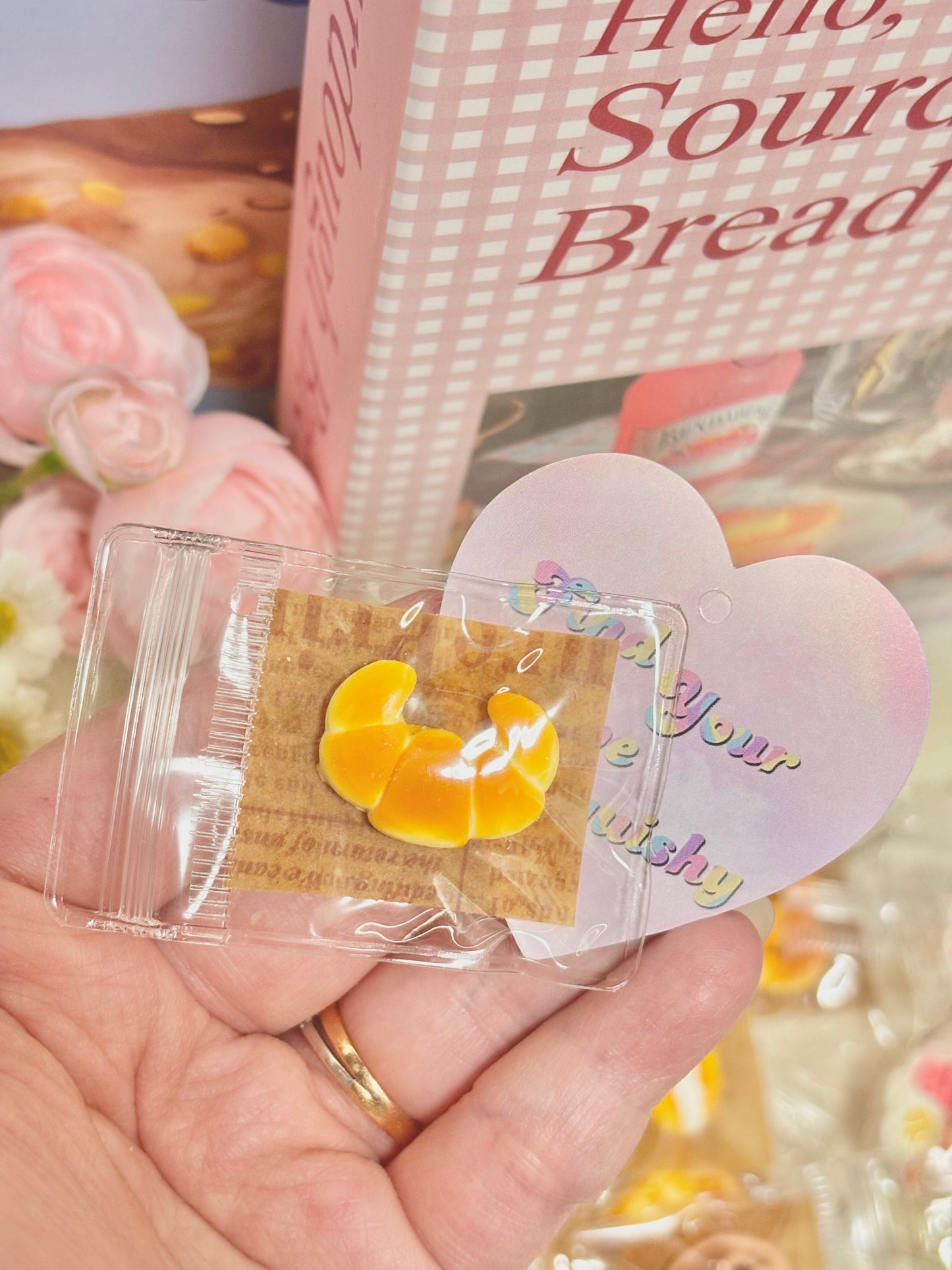 Mini Bread Food Taba Squishy Toy