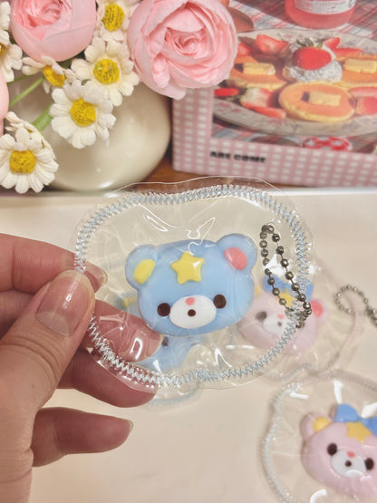 Mini Little Twin Stars Bear Taba Squishy Toy
