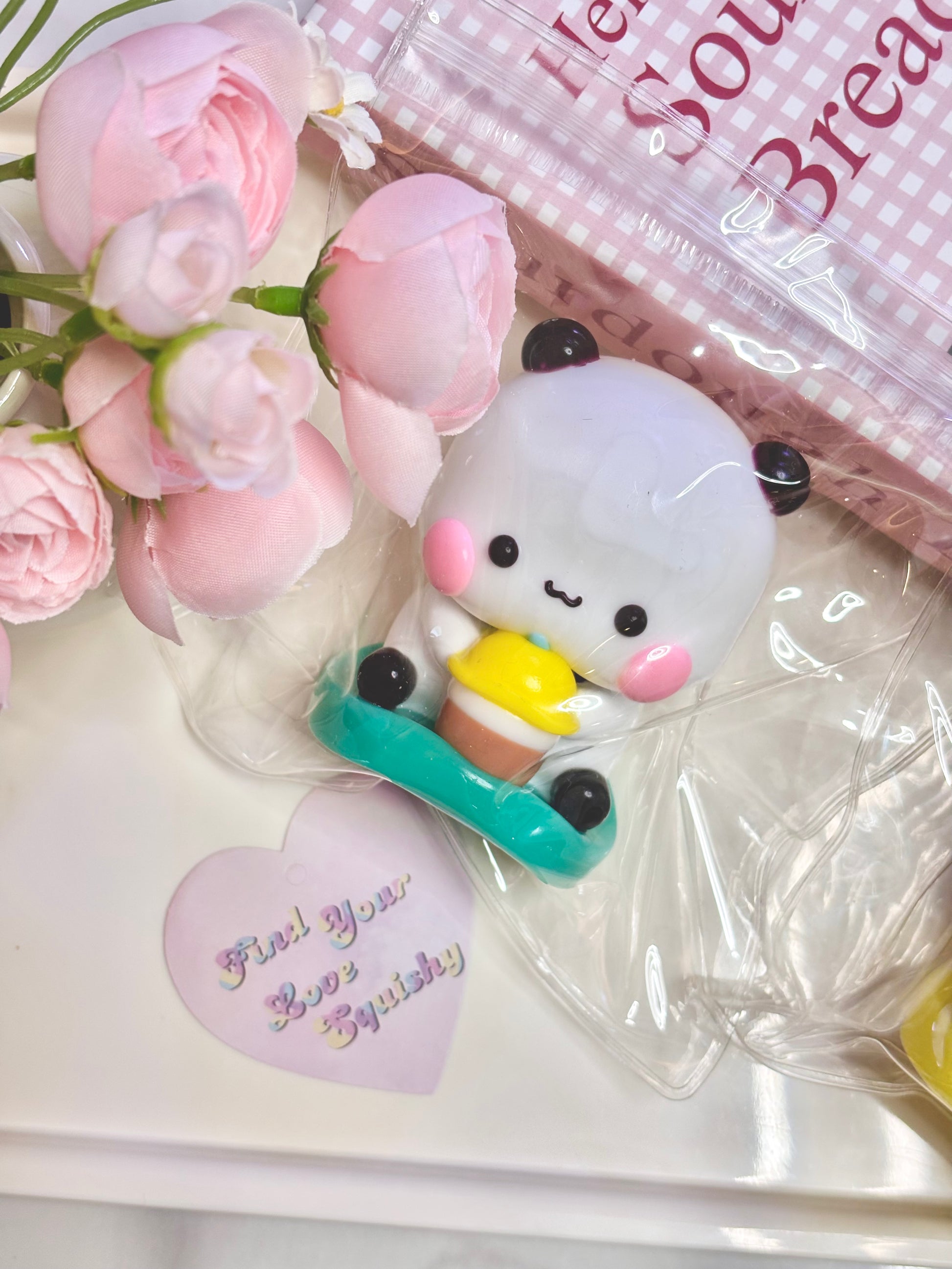 Panda Yier Taba Squishy Toy Find Your Love Squishy
