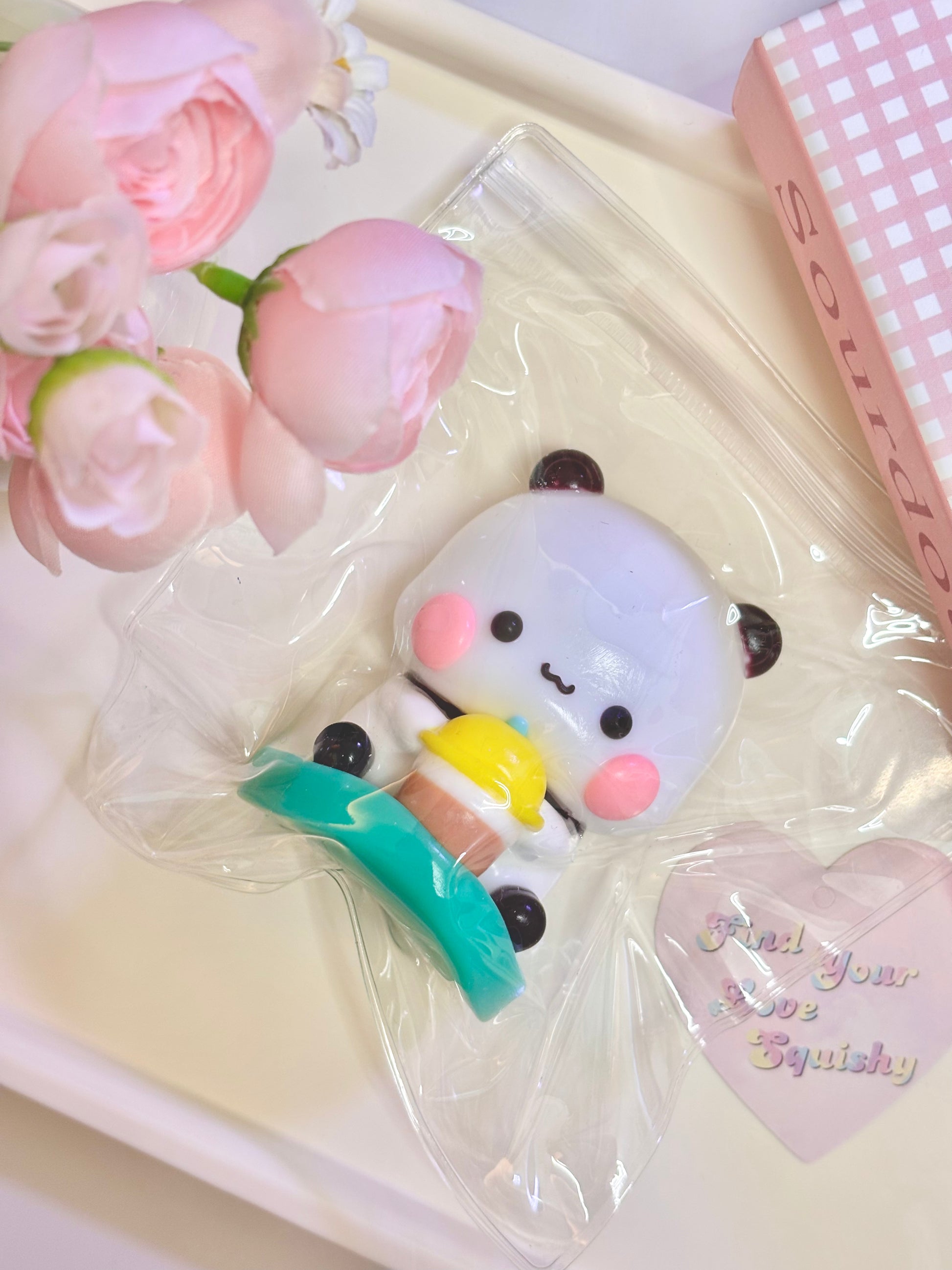 Panda Yier Taba Squishy Toy Find Your Love Squishy