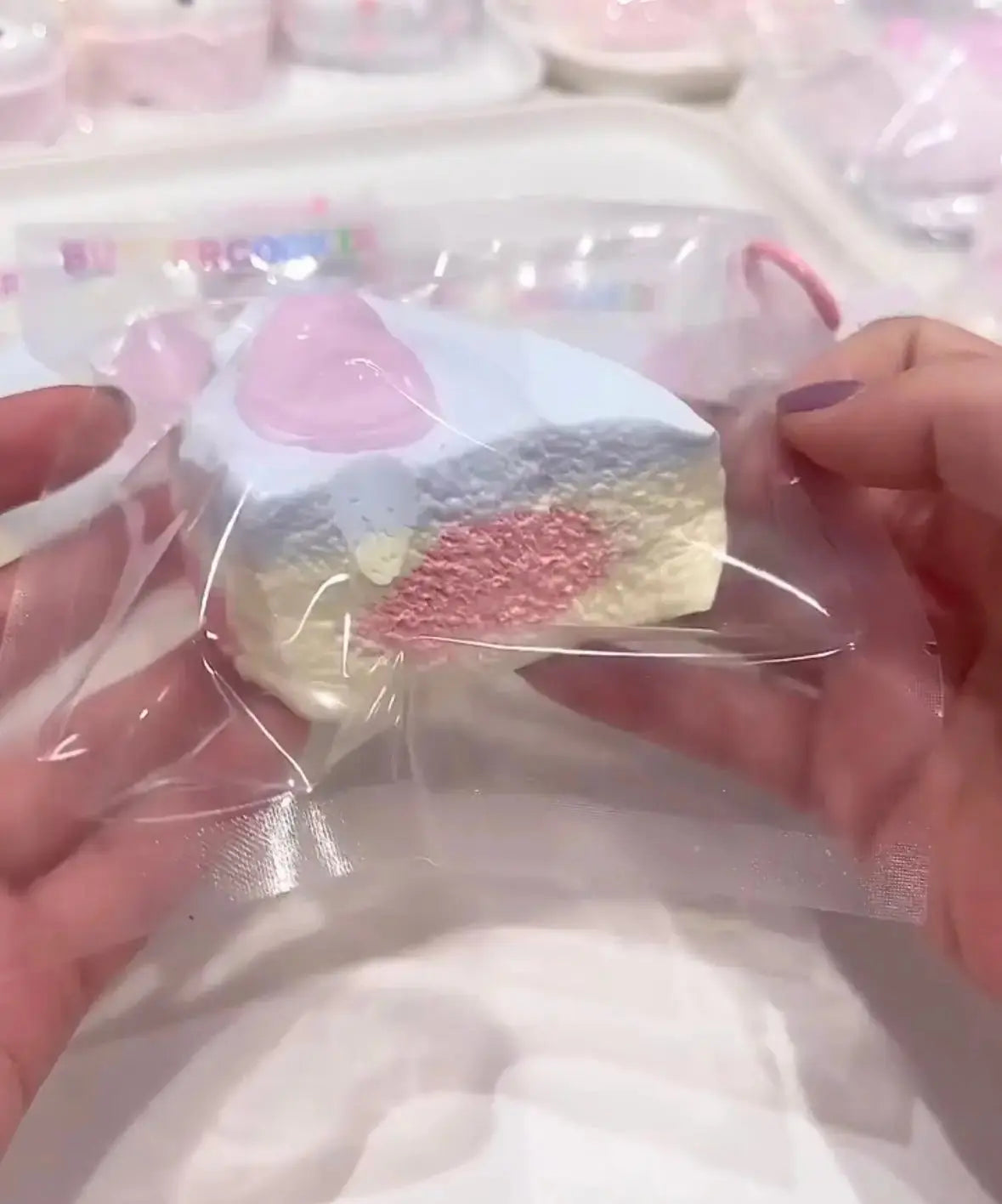 Peach Cheesecake Taba Squishy Toy - Find Your Love