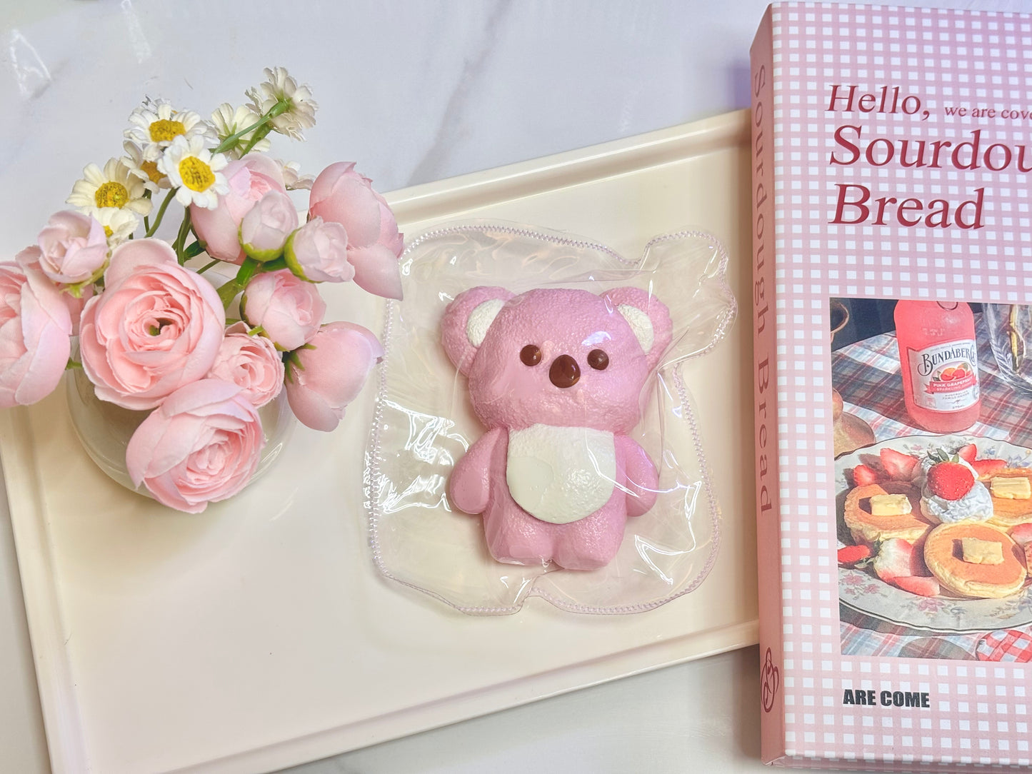 Pink Koala Taba Squishy Toy Find Your Love Squishy