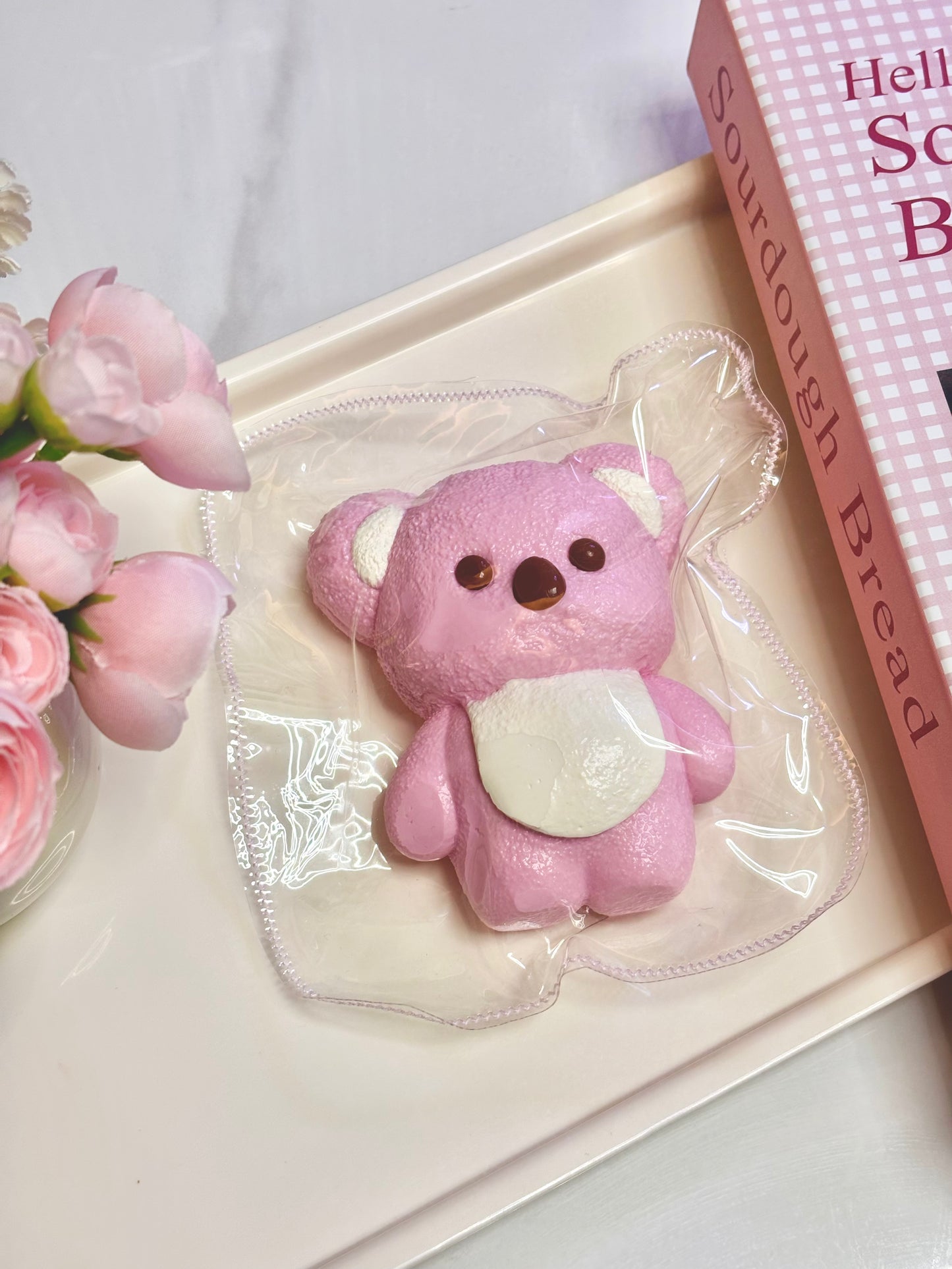 Pink Koala Taba Squishy Toy Find Your Love Squishy