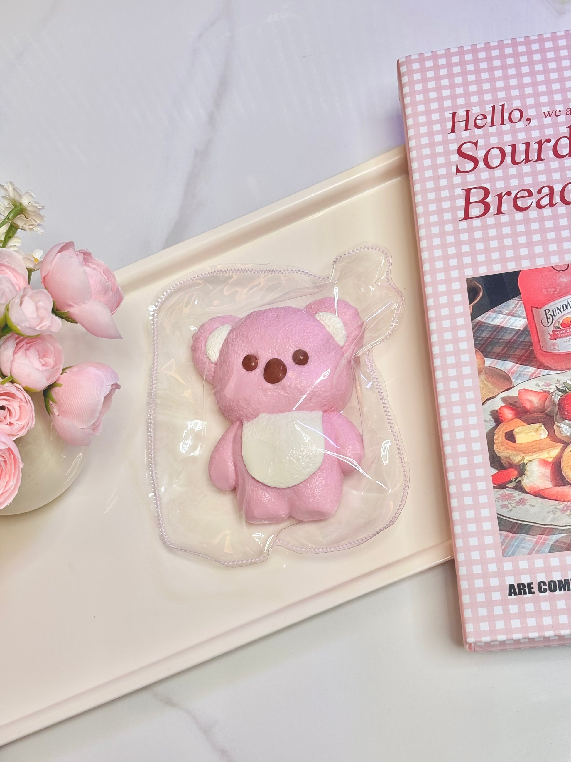 Pink Koala Taba Squishy Toy Find Your Love Squishy