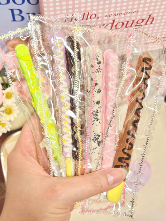 Pocky Chocolate Biscuit Stick Taba Squishy Toy