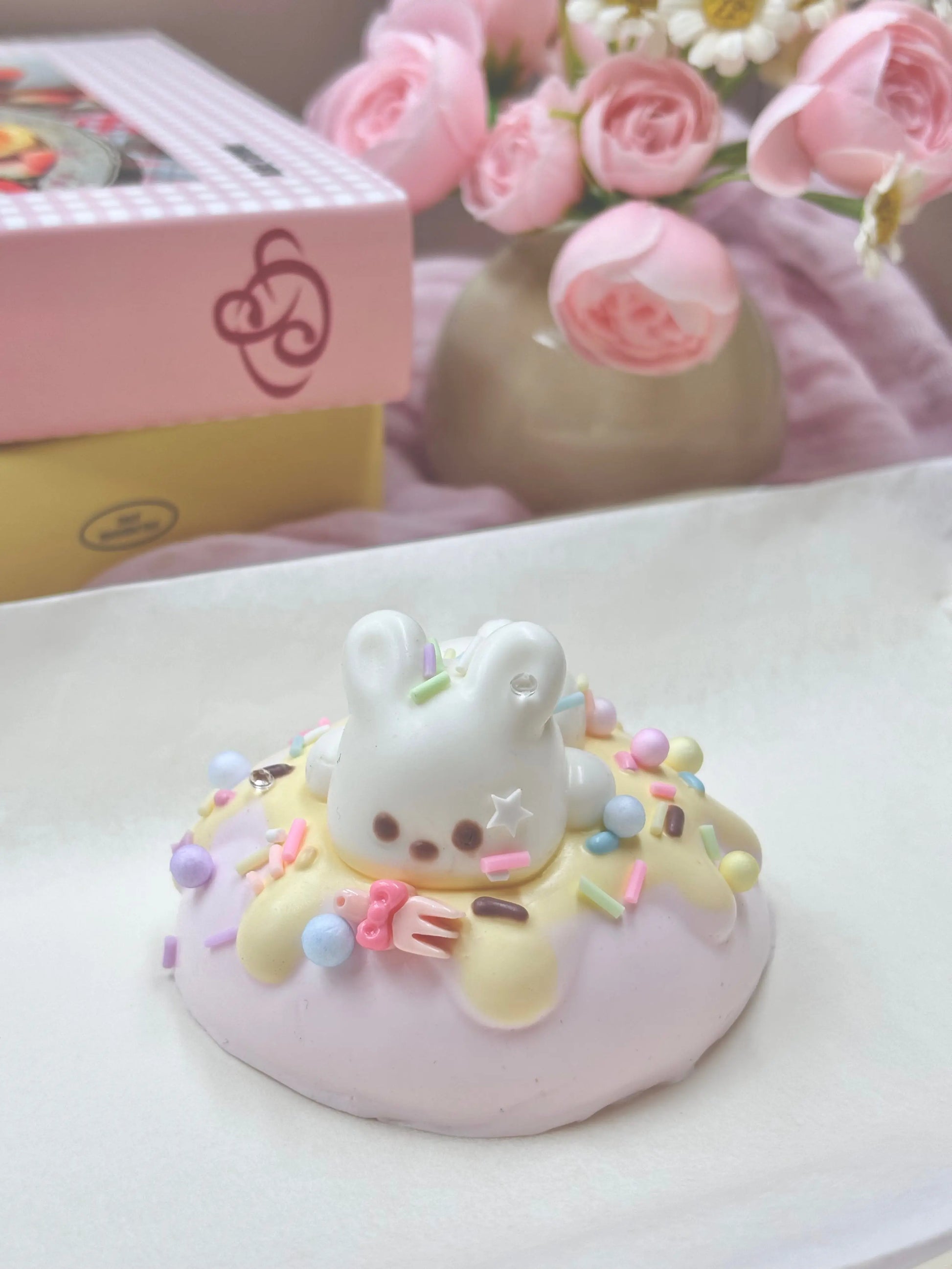 Rabbit Cream Cake Taba Squishy Toy - Find Your Love