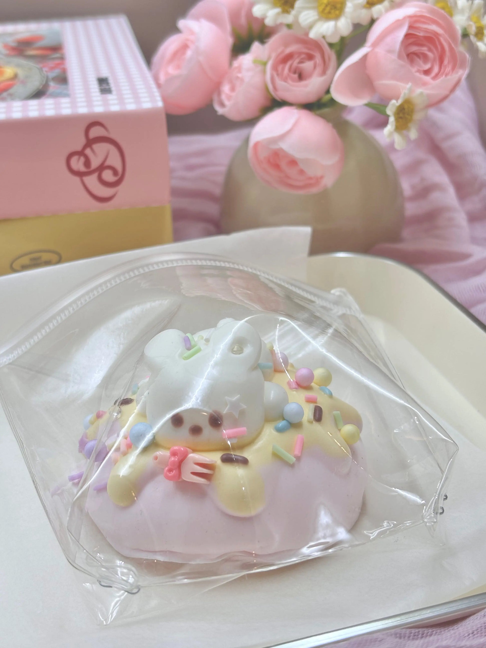 Rabbit Cream Cake Taba Squishy Toy - Find Your Love