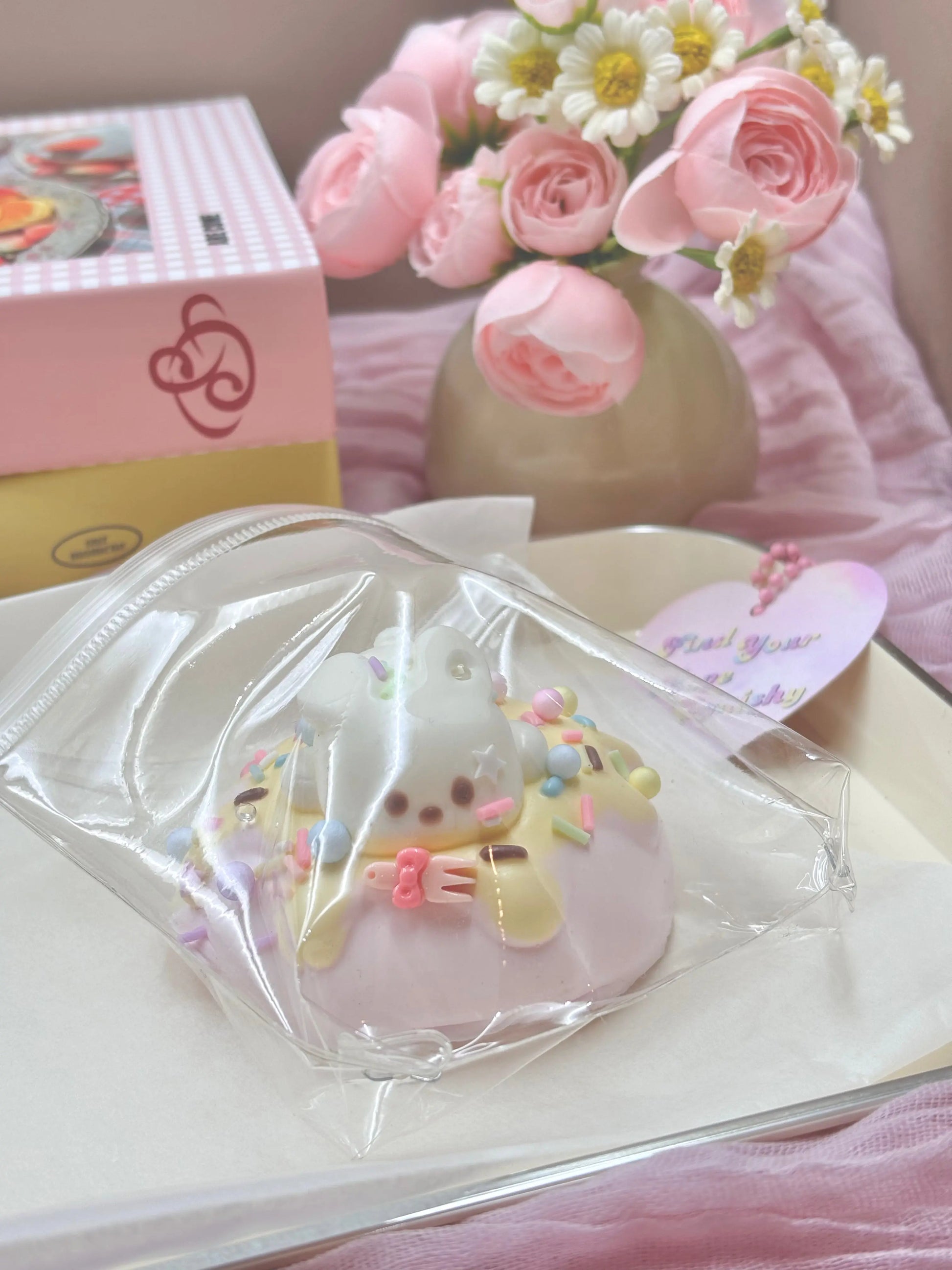 Rabbit Cream Cake Taba Squishy Toy - Find Your Love