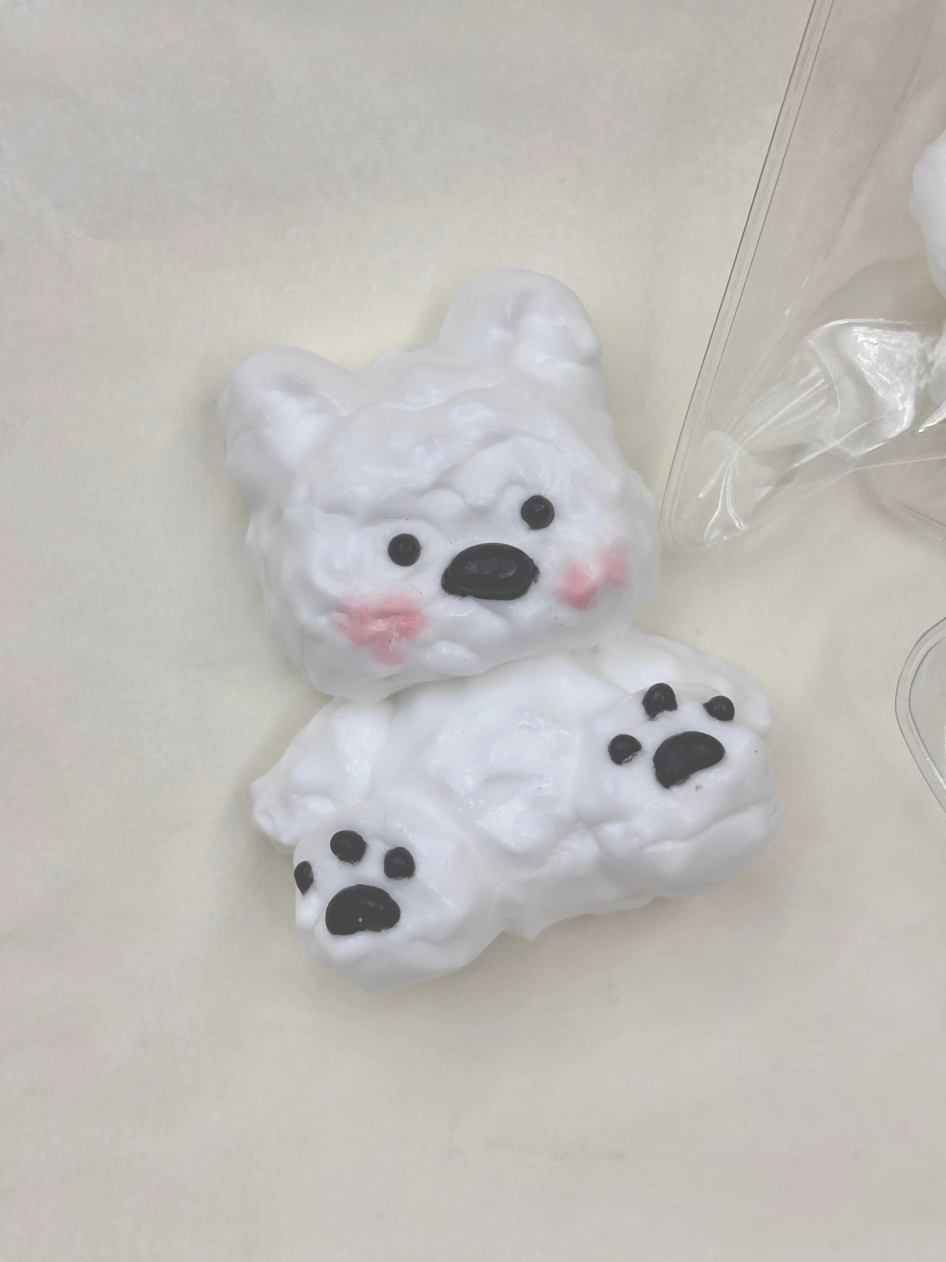 White Dog Taba Squishy Toy - Find Your Love