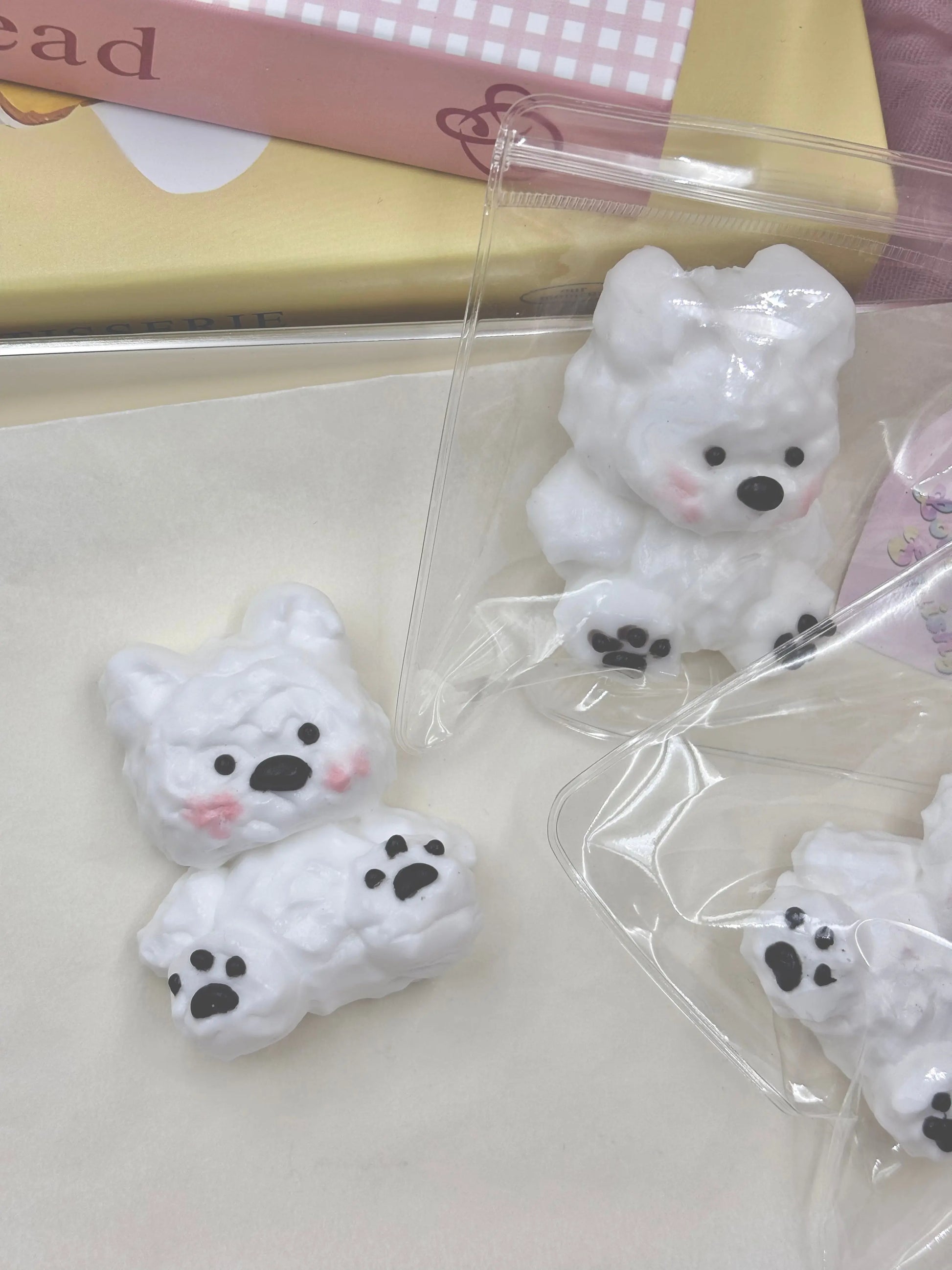 White Dog Taba Squishy Toy - Find Your Love