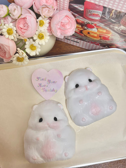 White Bear Taba Squishy Toy