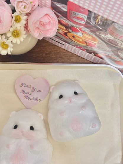 White Bear Taba Squishy Toy