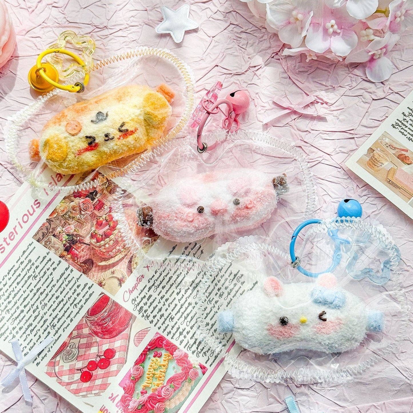 Animals Eye Mask Flocked Taba Squishy Toy - Find Your Love Squishy