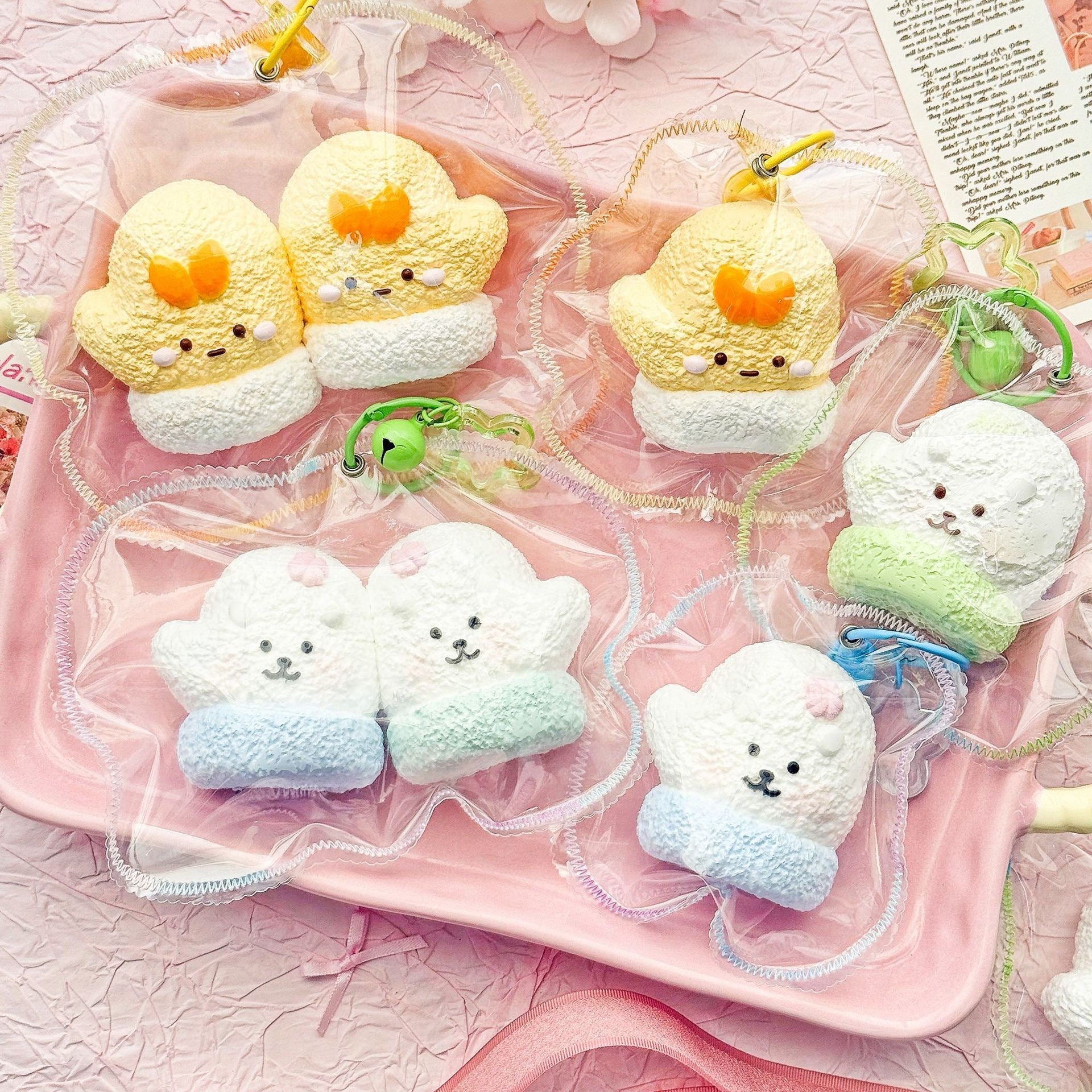 Animals Gloves Flocked Taba Squishy Toy - Find Your Love Squishy