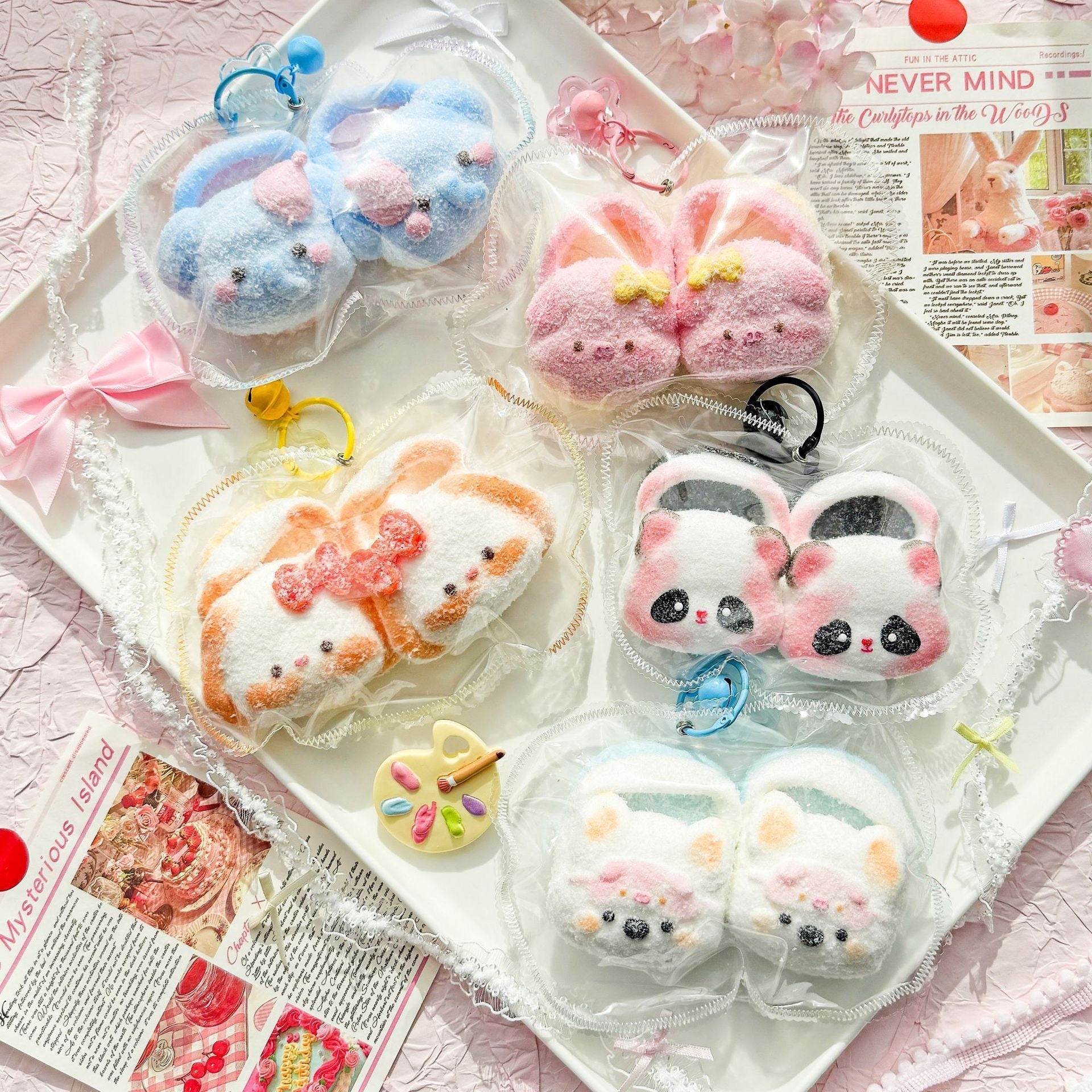 Animals Slippers Flocked Taba Squishy Toy - Find Your Love Squishy