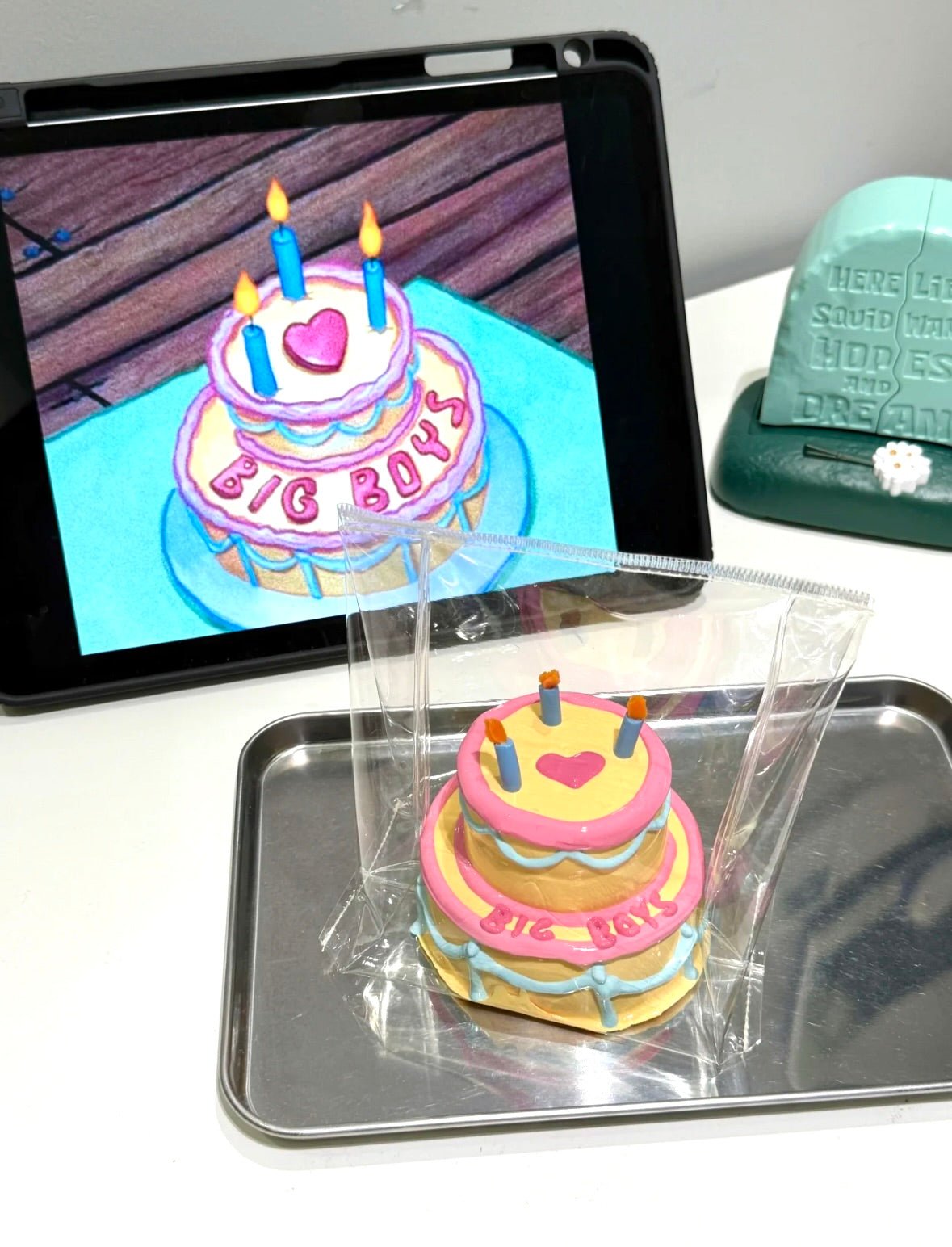 Birthday Cake Taba Squishy Toy - Find Your Love Squishy