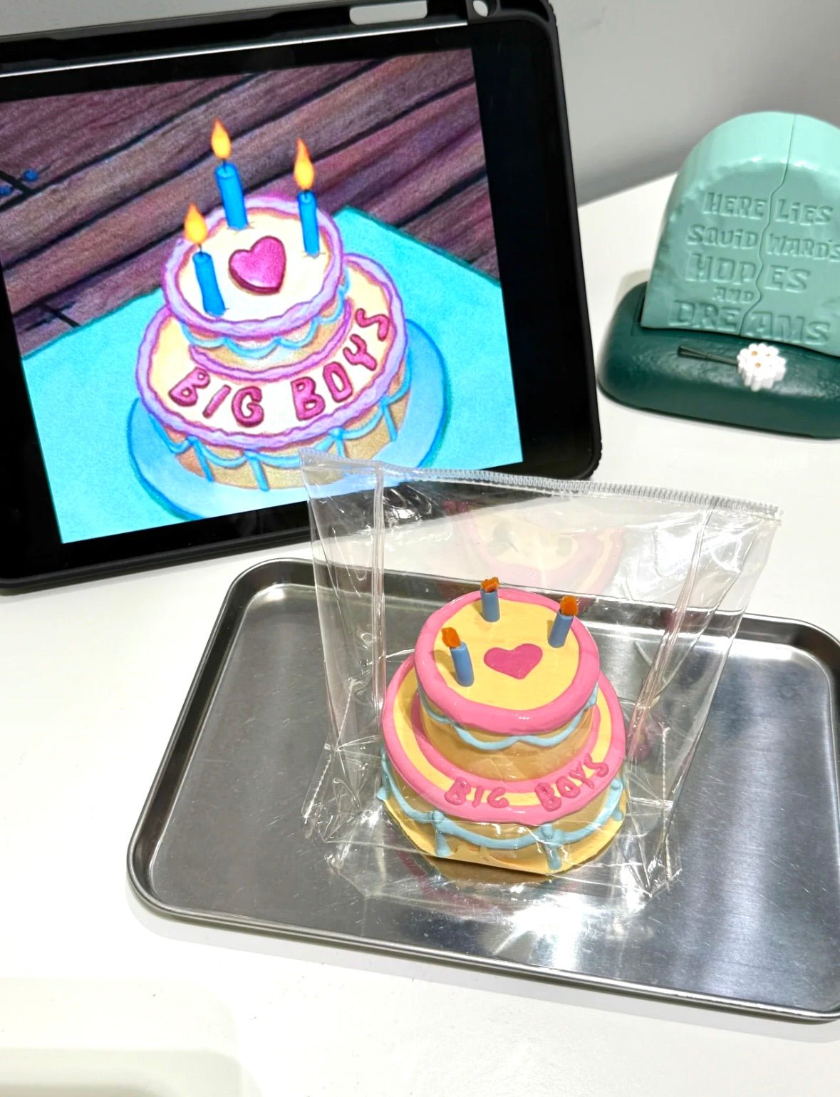 Birthday Cake Taba Squishy Toy - Find Your Love Squishy