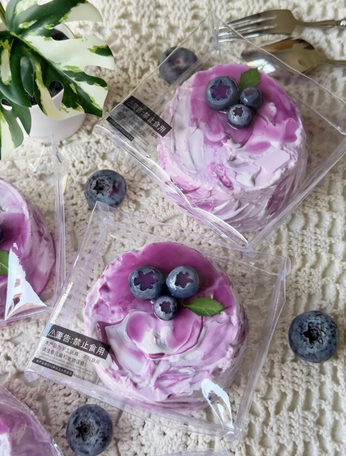 Blueberry Cheesecake Taba Squishy Toy - Find Your Love Squishy