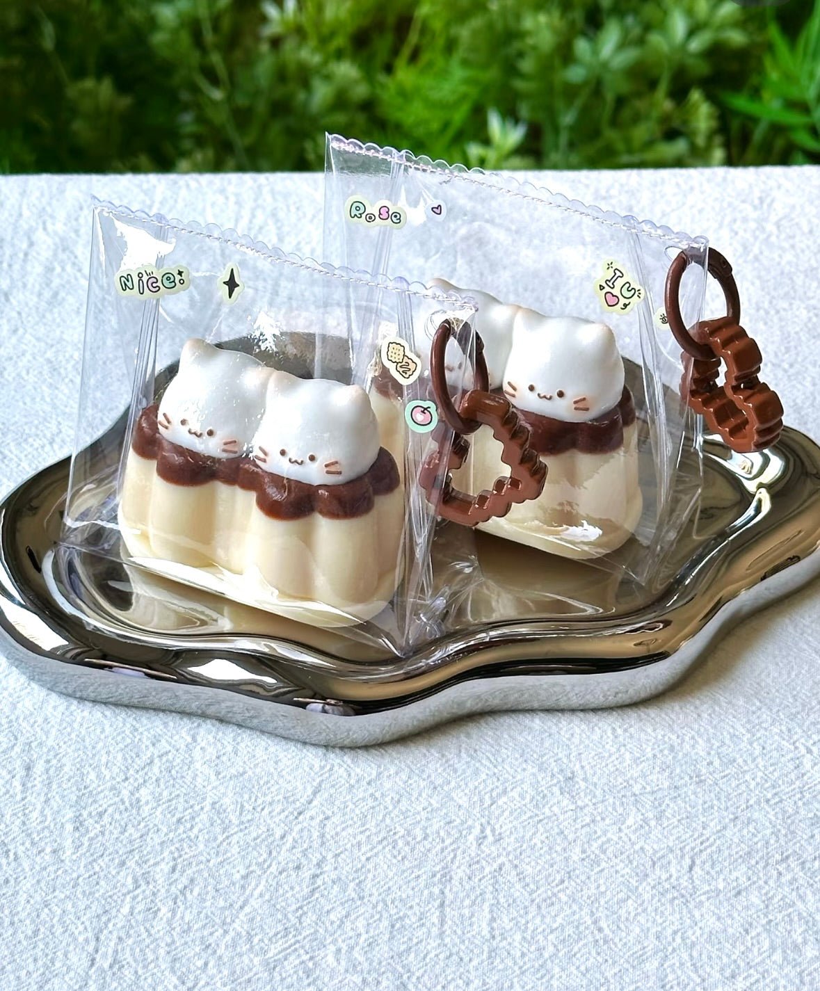 Cat Pudding Taba Squishy Toy - Find Your Love Squishy