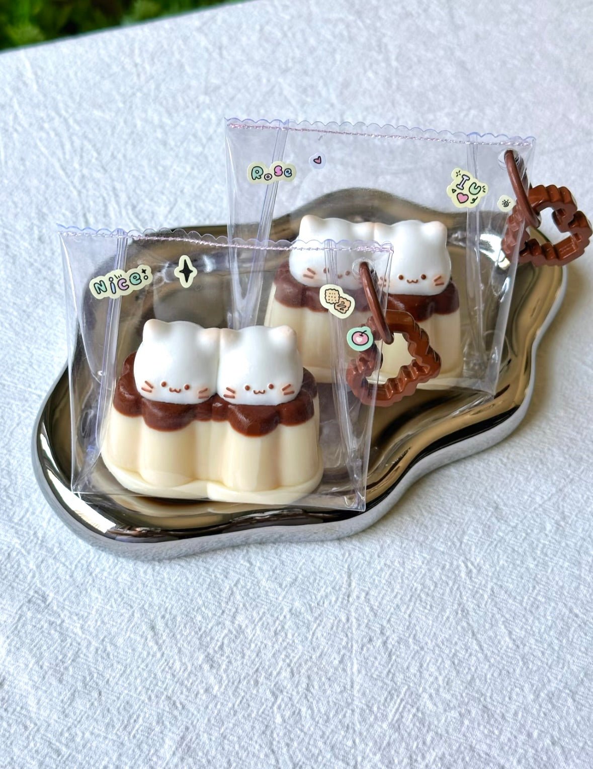 Cat Pudding Taba Squishy Toy - Find Your Love Squishy