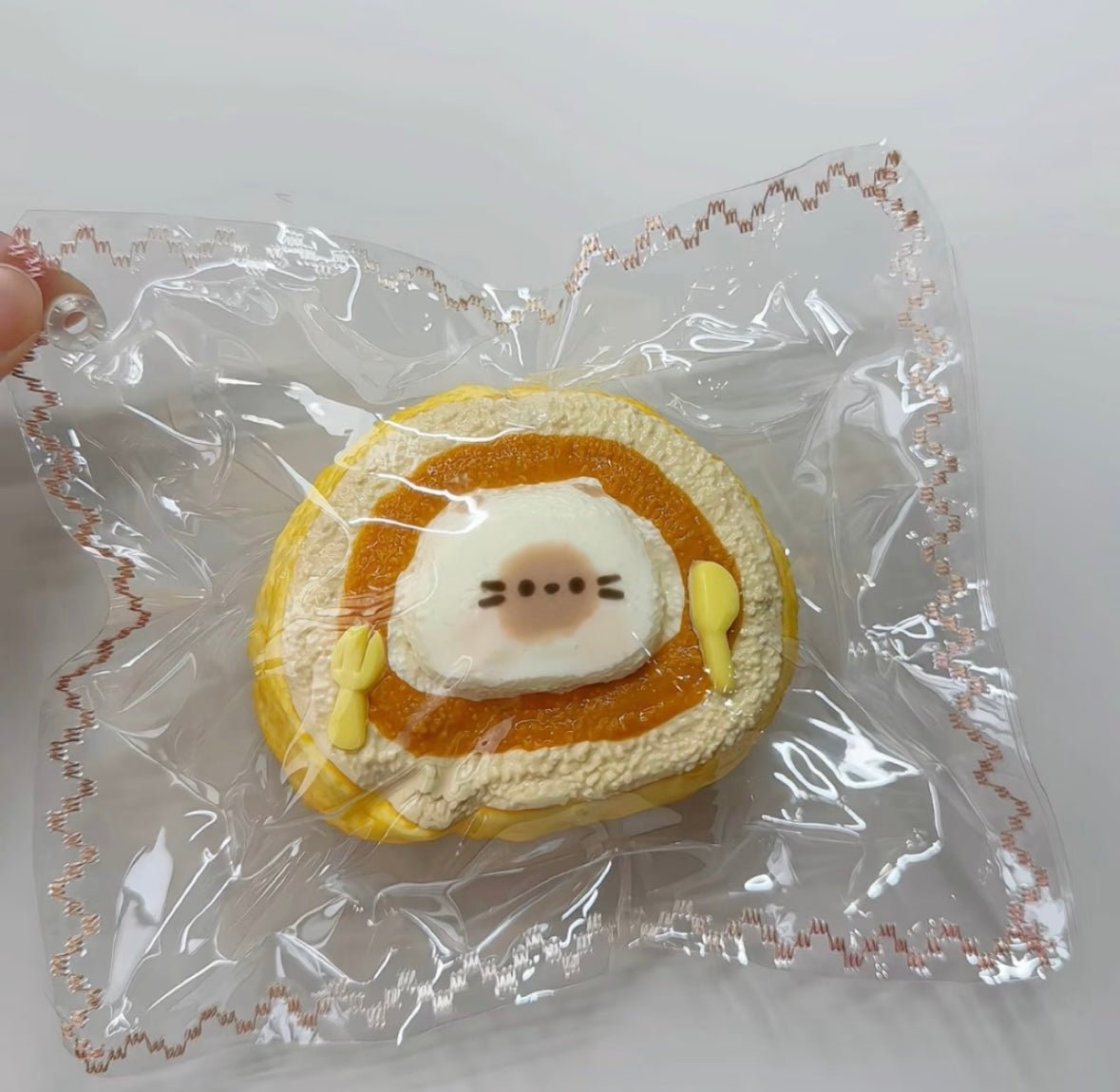 Cat Roll Cake Taba Squishy - Find Your Love Squishy