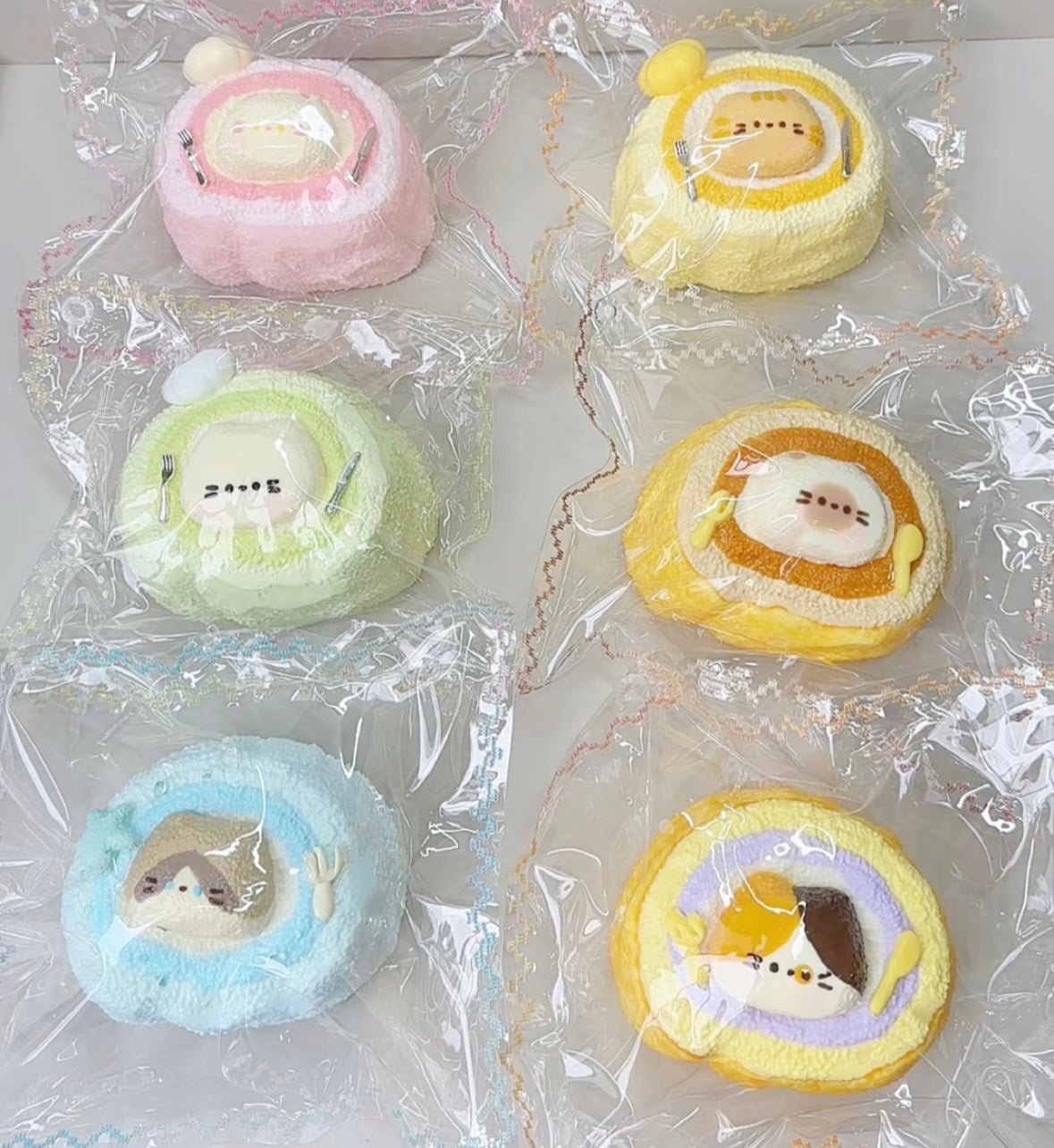 Cat Roll Cake Taba Squishy - Find Your Love Squishy