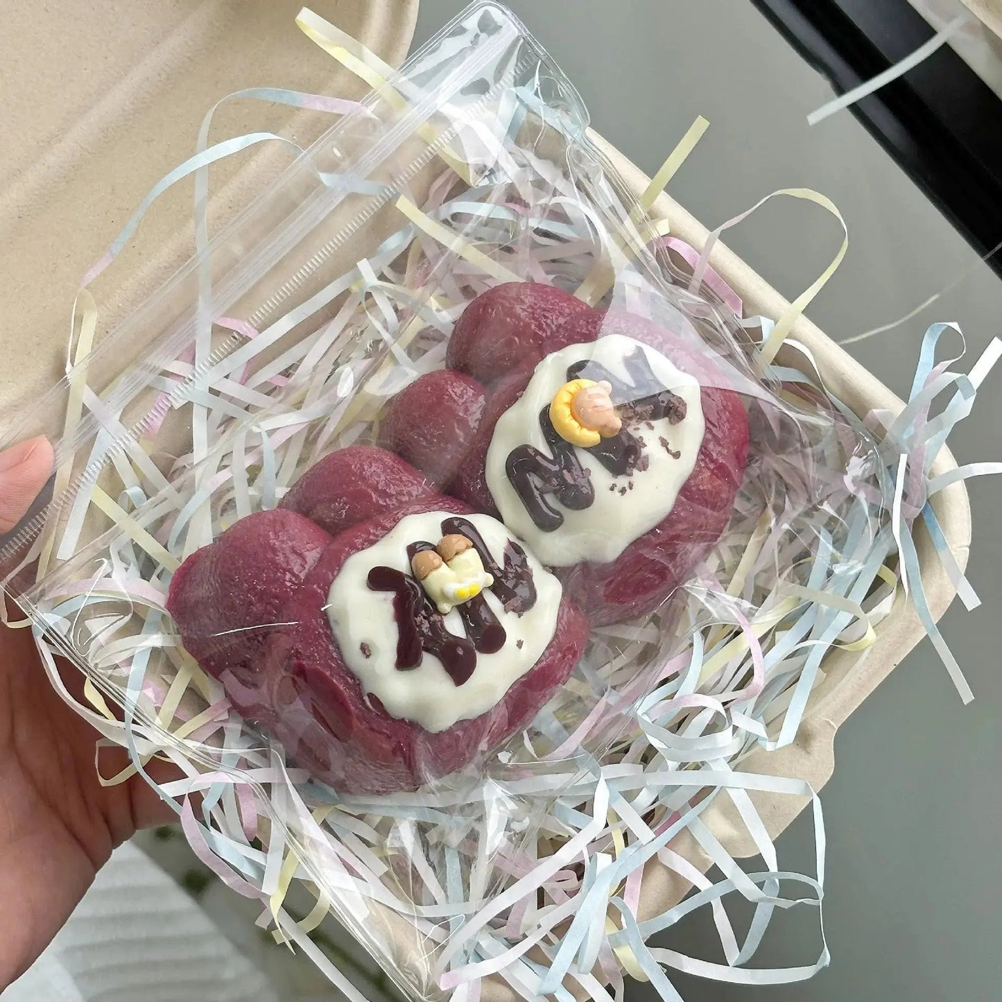 Chocolate Cake Dessert Series Taba Squishy Toy - Find Your Love