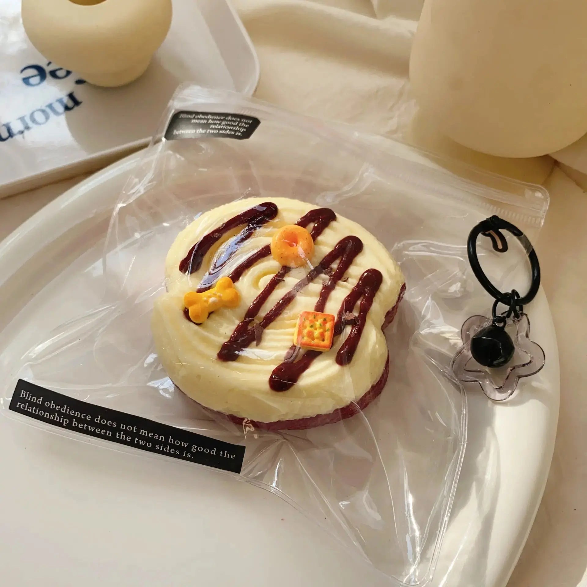 Chocolate Cake Dessert Series Taba Squishy Toy - Find Your Love