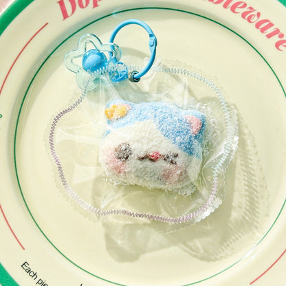 Cutie Little Animals Head Flocked Taba Squishy - Find Your Love Squishy