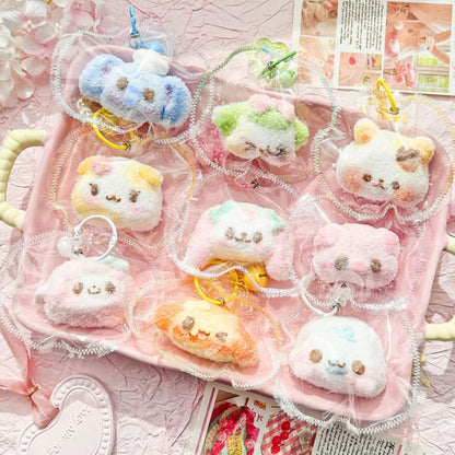 Cutie Little Animals Head Flocked Taba Squishy - Find Your Love Squishy